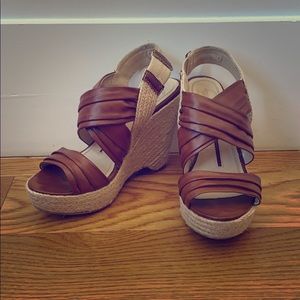 Gently Worn Wedge Sandals